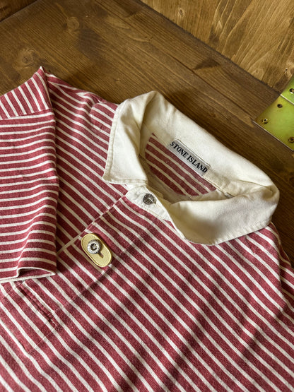 SS87 MARINA POLO in Red&White