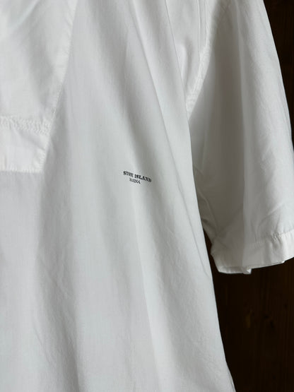 SS80s MARINA SHIRT in Milk White