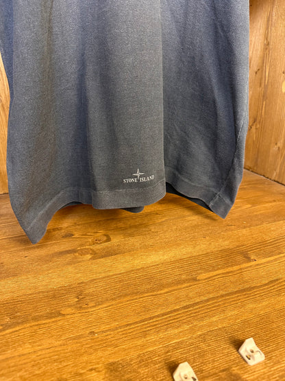 SS80s METAL BUTTONS + FRONT SPELLOUT in Faded Blu Night