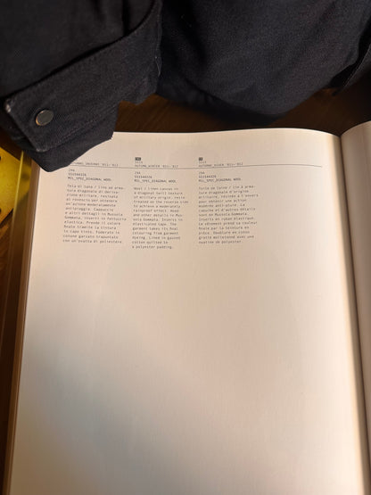 AW11 MIL SPEC DIAGONAL WOOL in Navy Blue