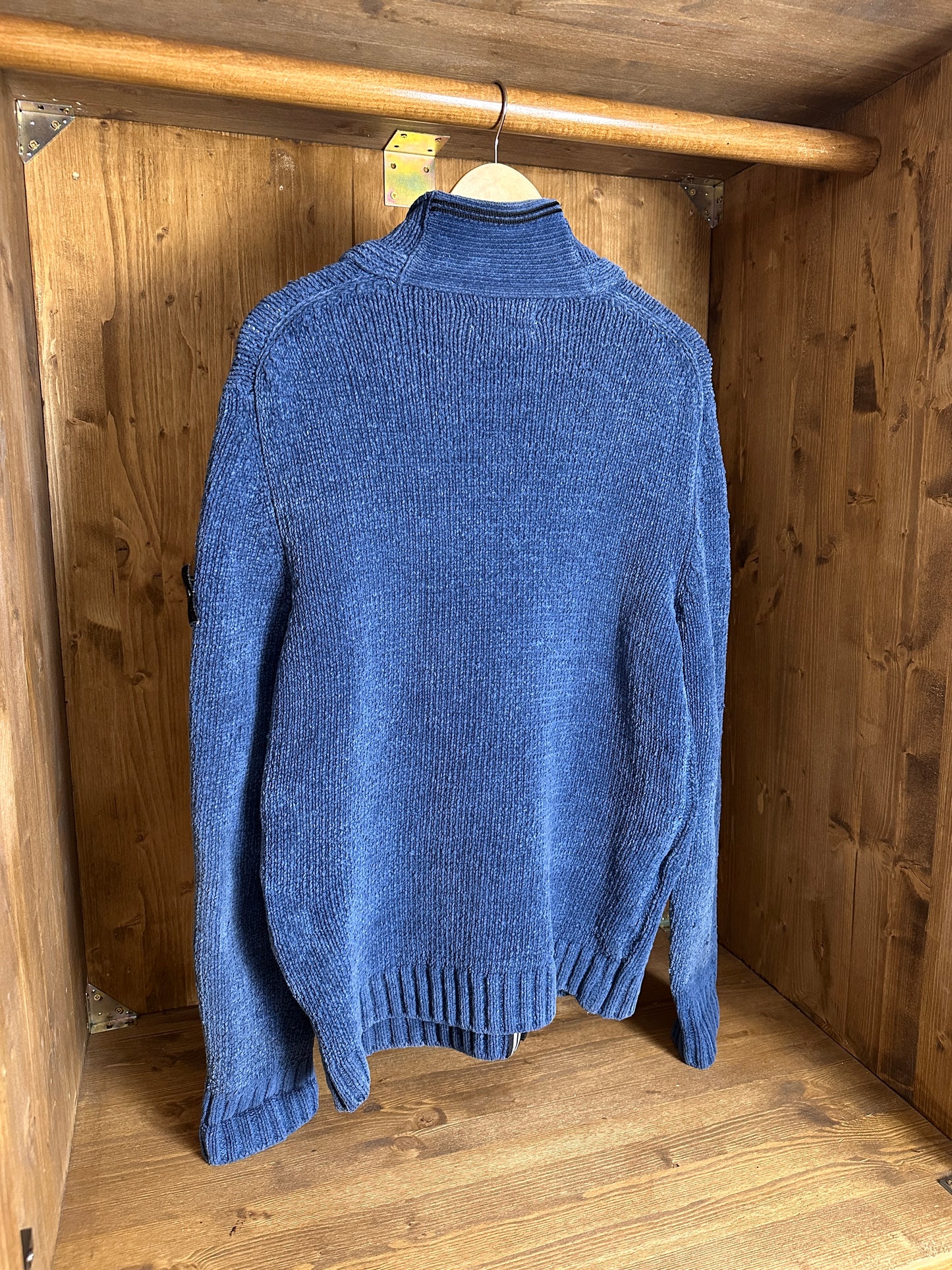 AW08 COTTON JUMPER in Water Blue