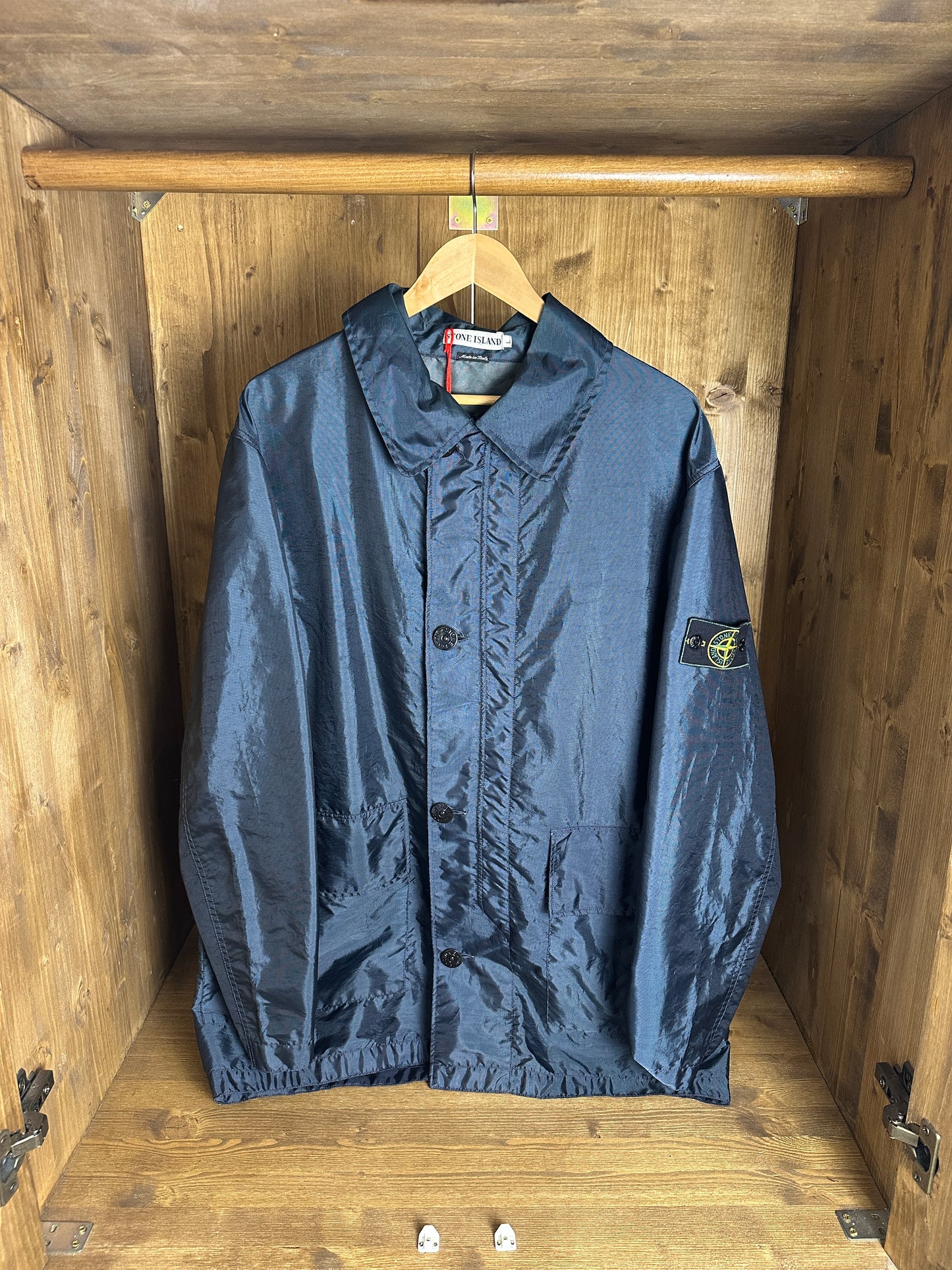 SS97 FORMULA STEEL TRENCH COAT in  Steel Blue