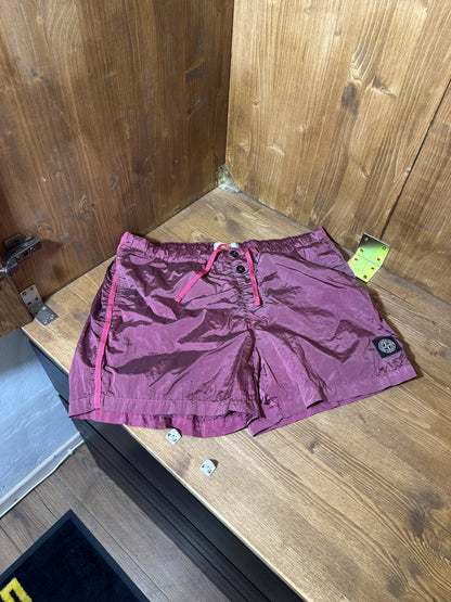 SS22 NYLON METAL SWIMSHORT In Purple