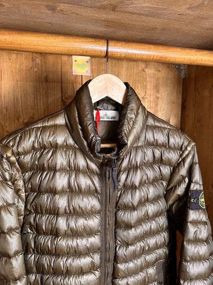 AW15 GARMENT DYED DOWN_26 GR X SQM_N in Green Emerald