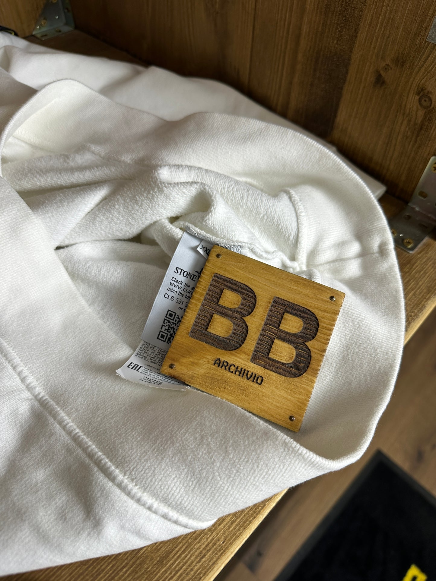 AW18 COTTON CREWNECK in Pure White