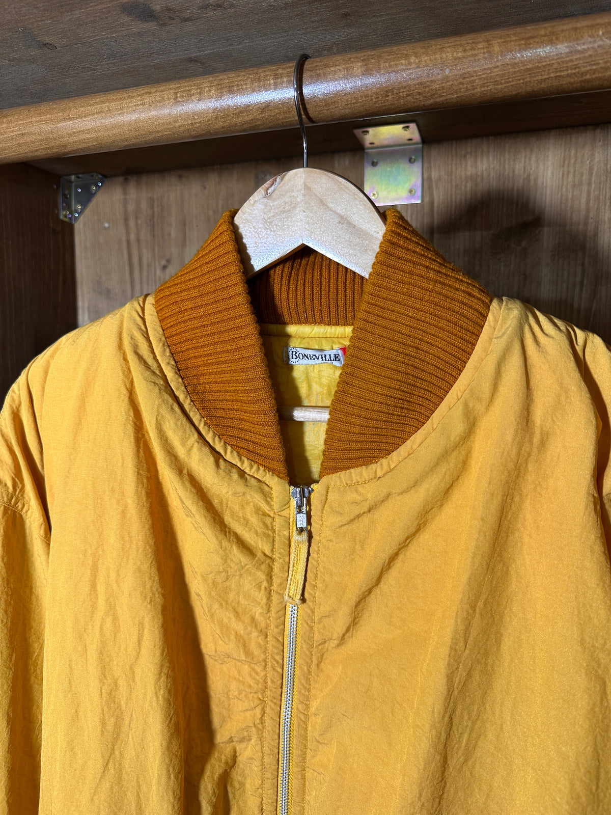 AW87/88 BONEVILLE NAVY ARCTIC FLIGHT BOMBER in Dahlia Yellow
