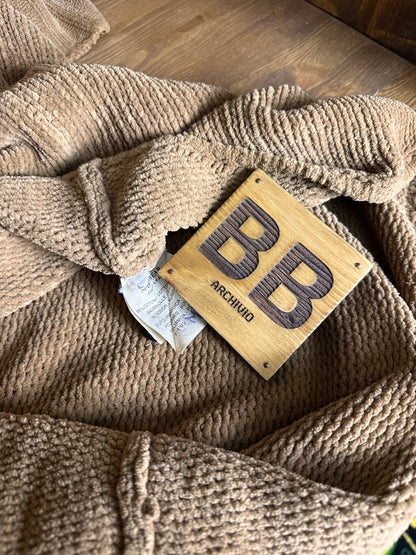 AW98 COTTON JUMPER in Green Brown