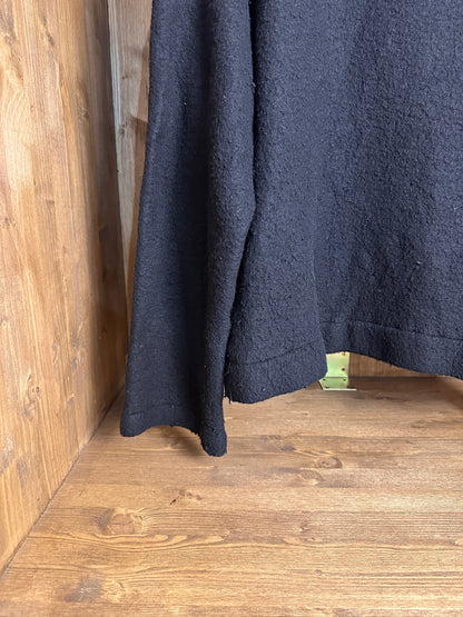 AW98 WOOL HOODIE in Black