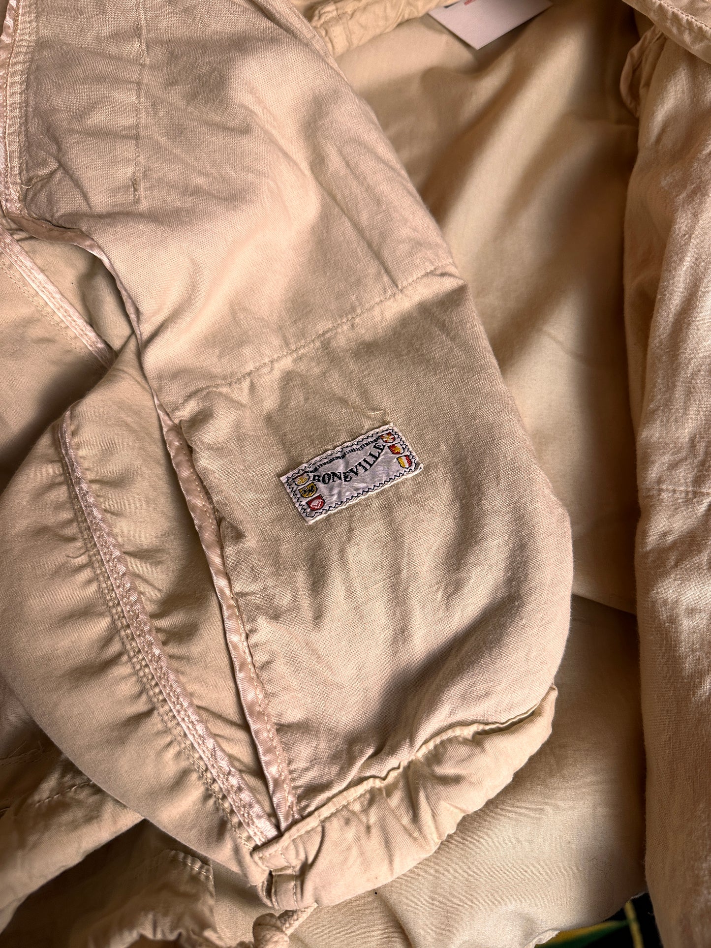 SS85 BONEVILLE LIGHT COTTON JACKET in Ivory