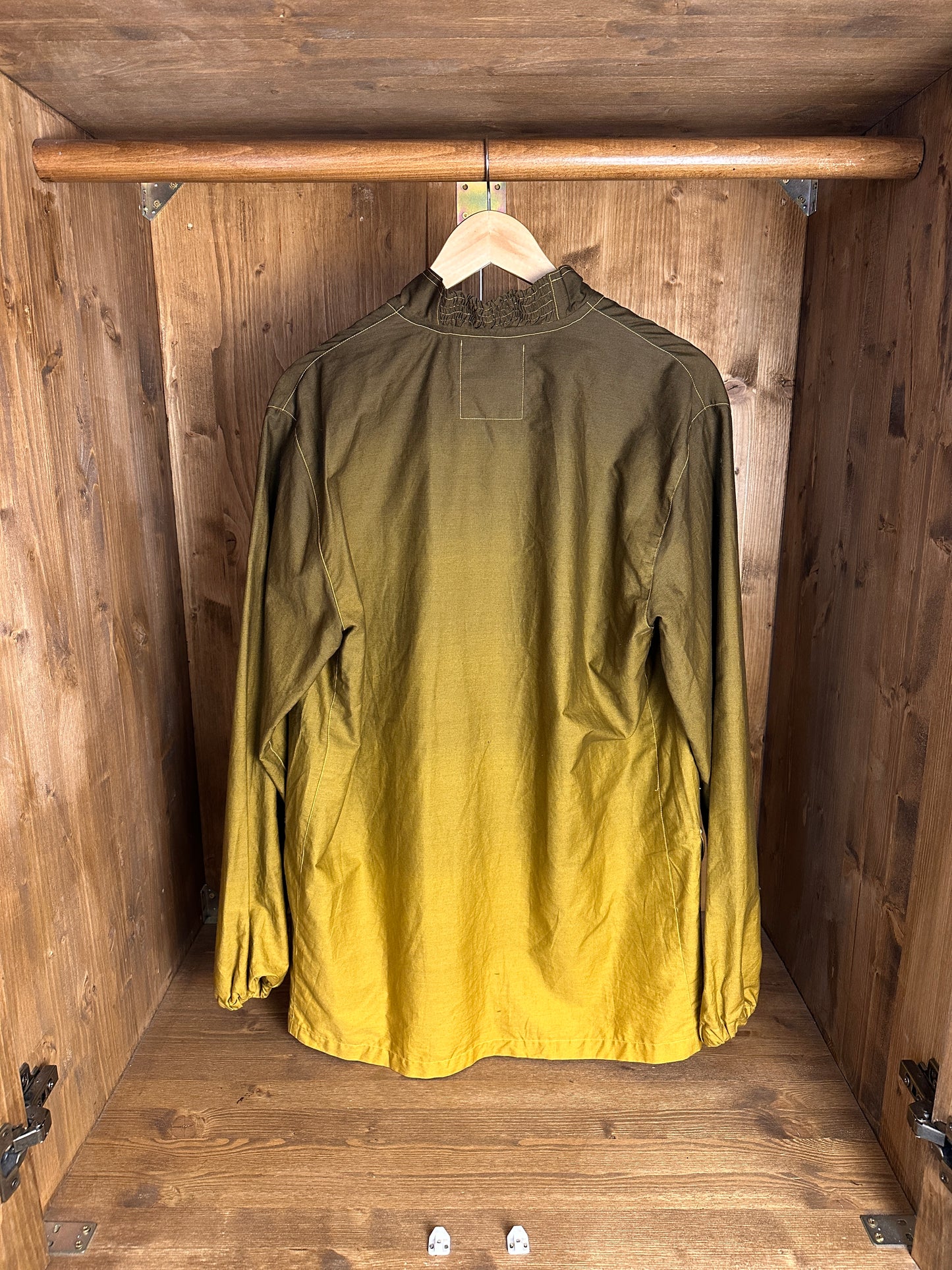 SS80 TELA COTONE GRADIENT PRINT in Nut Brown & Daffodil Yellow