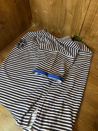 SS1987 BLU AND WHITE STRIPED TEE