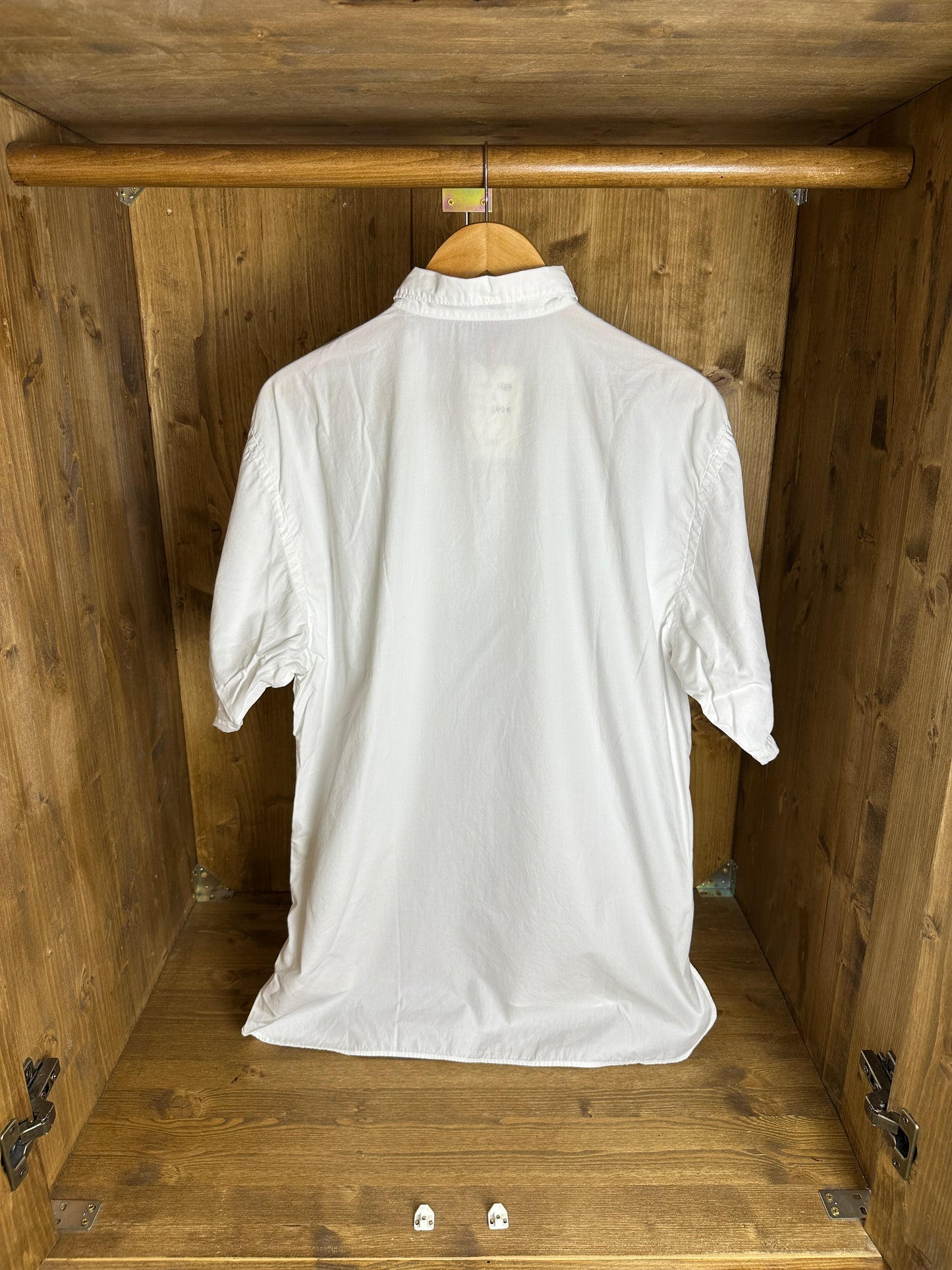 SS80s MARINA SHIRT in Milk White