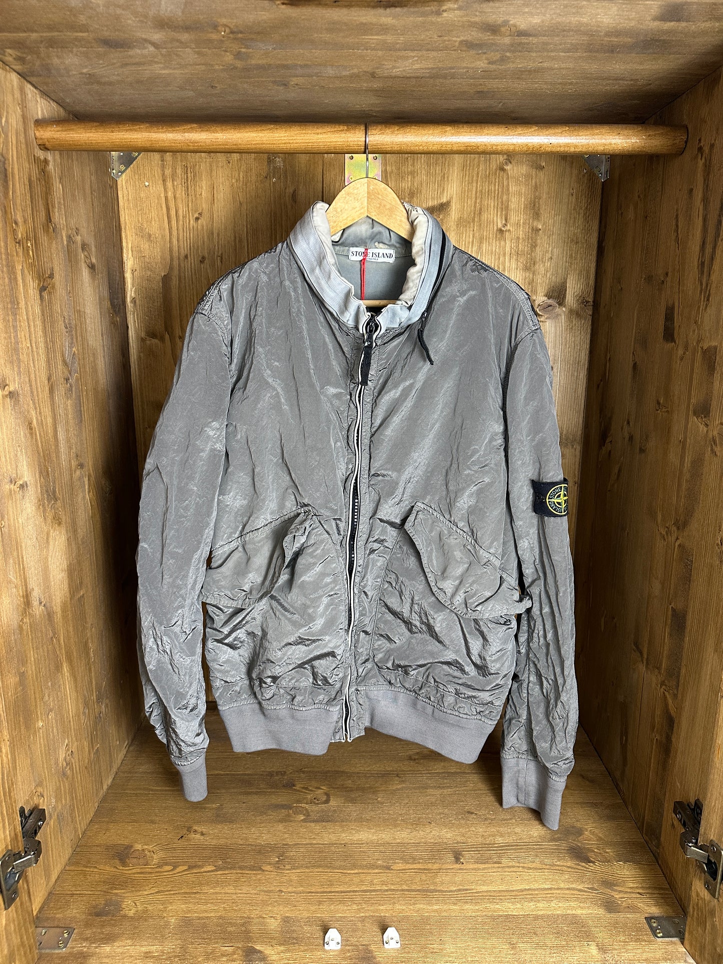 SS07 NYLON METAL in Pearl dark Grey