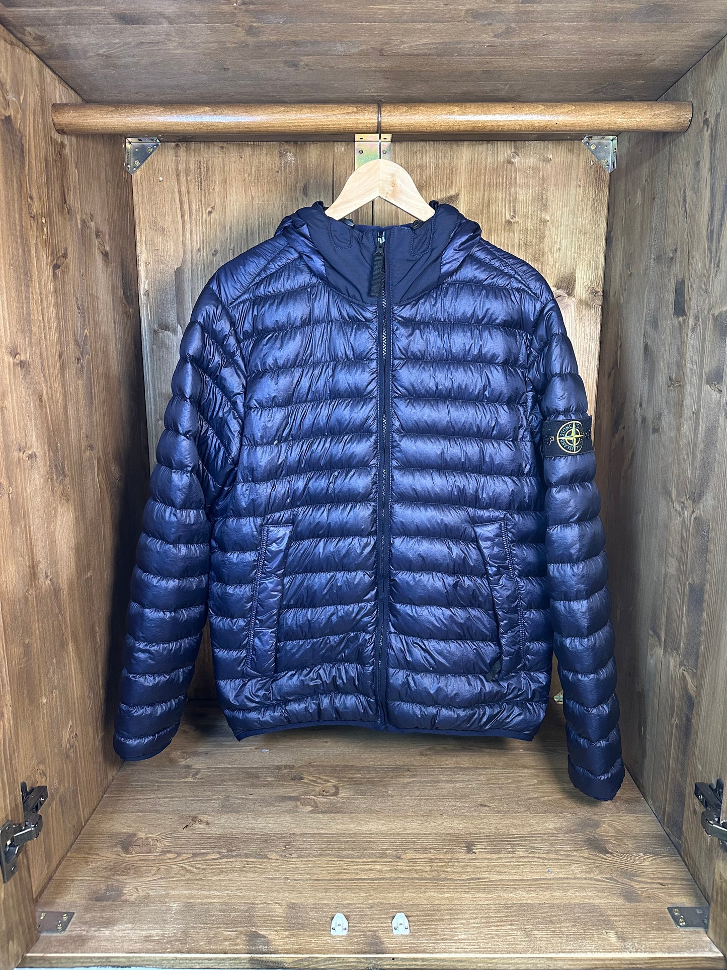 GARMENT DYED DOWN Deep night blue