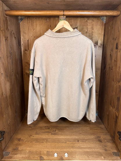 AW99 PILE CREWNECK in Light Brown