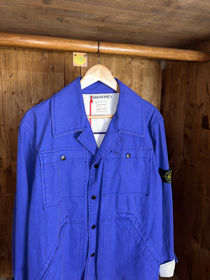 SS94 CANVAS STAR BLAZER CUT in Himmelblau