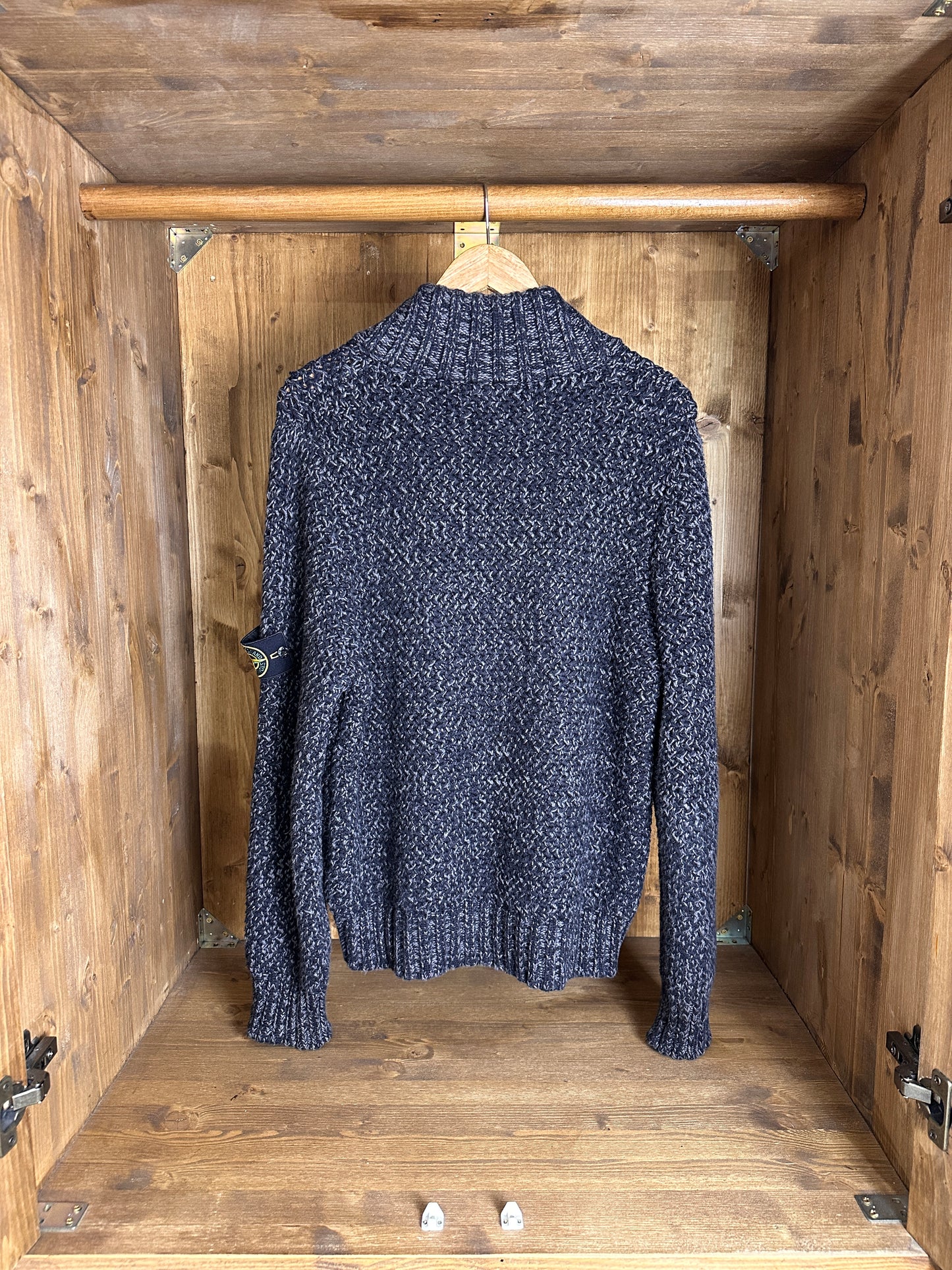 AW11 COTTON WINTER JACKET in Mixed Gray Shades