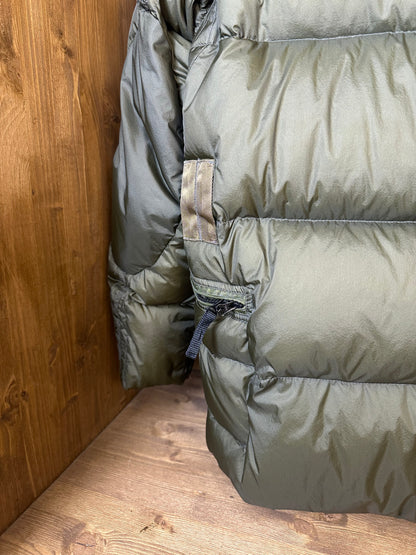 AW08 NYLON OPAQUE GOOSE DOWN PARKA in Brown