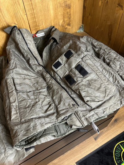 AW00 MONOFILAMENT MESH JACKET in Olive Brown