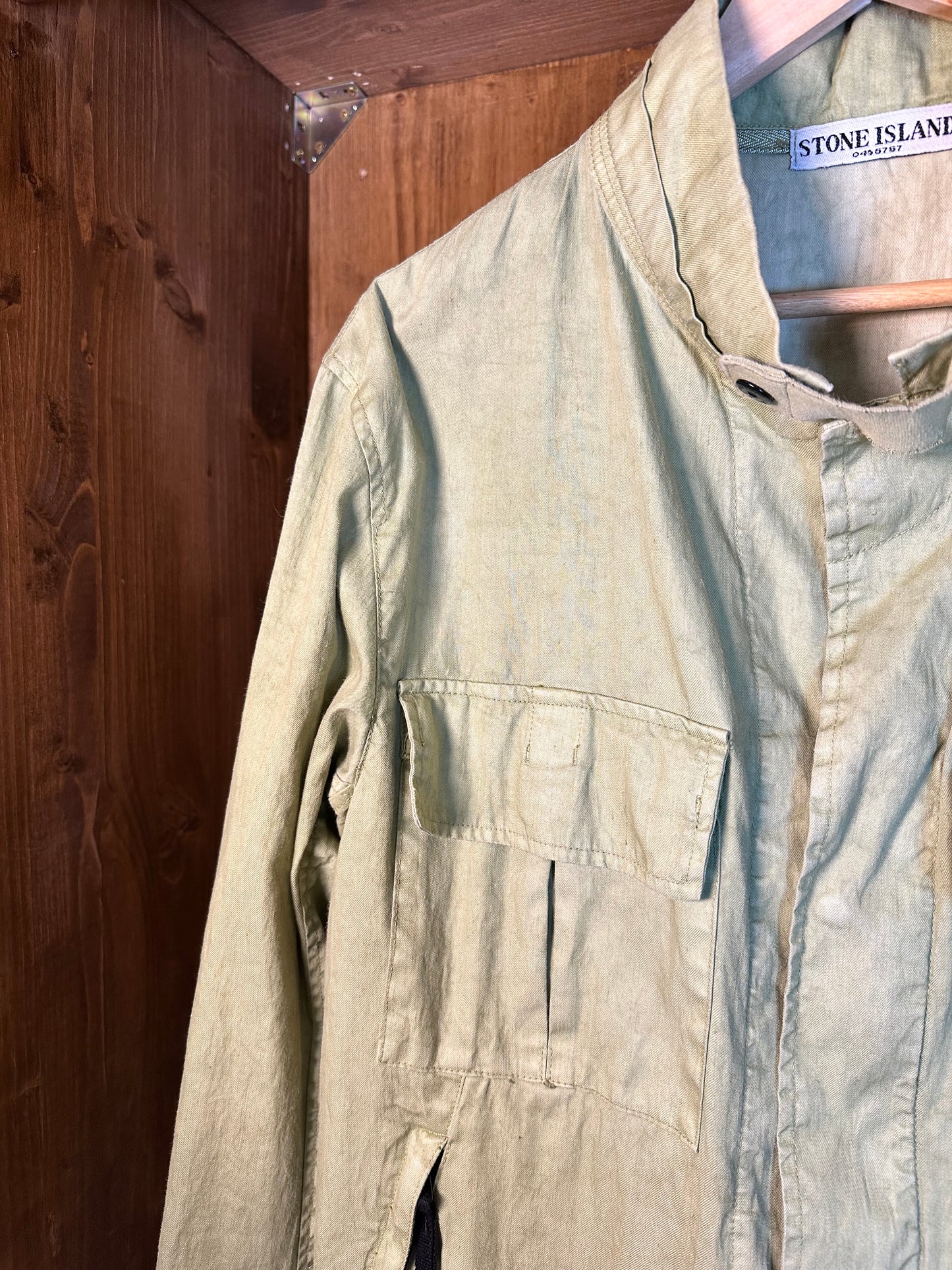 SS05 LINO RESINATO BEIGE MULTI-POCKET