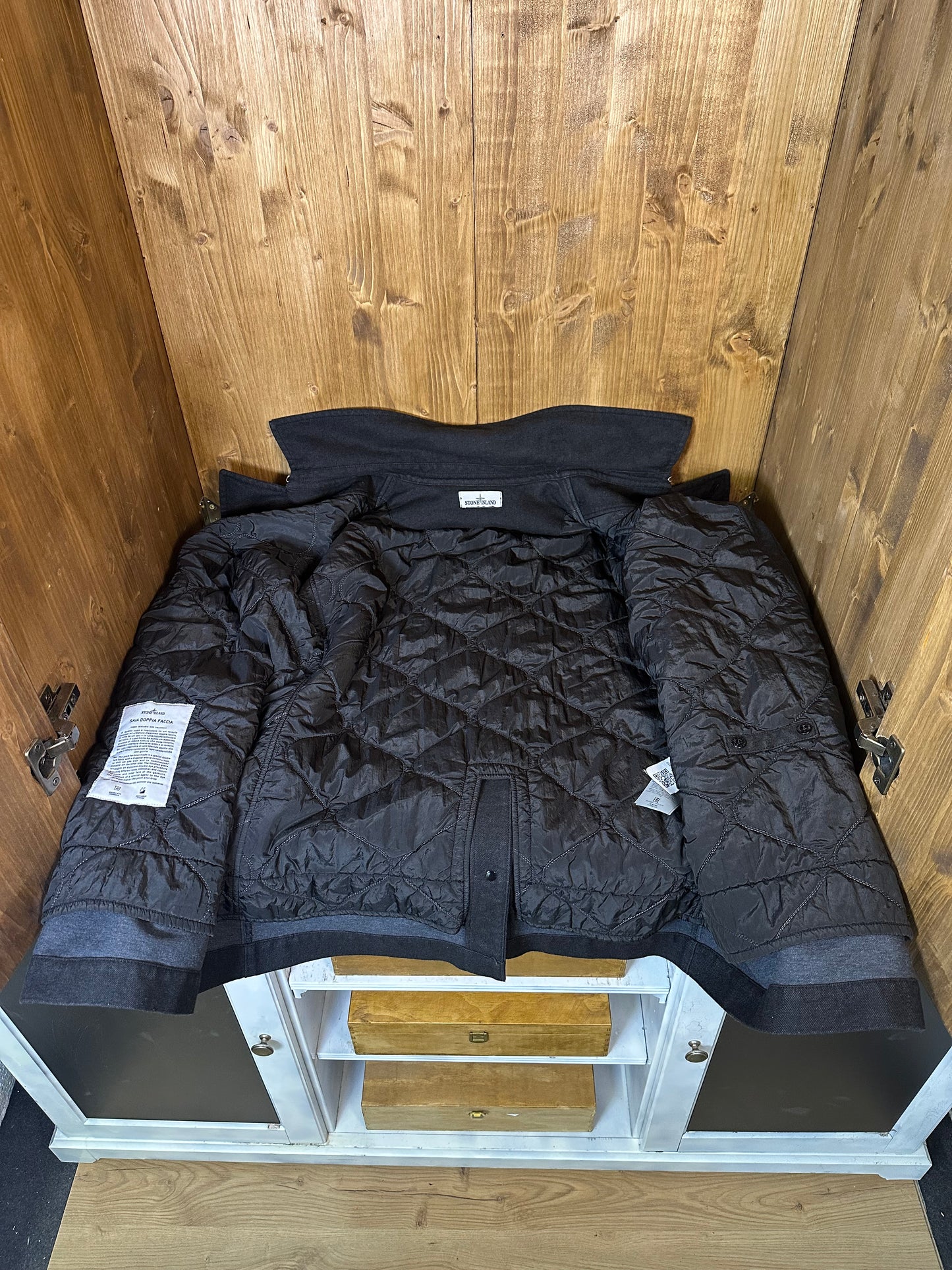 AW15 SAIA DOPPIA FACCIA ANTRACITE GREY