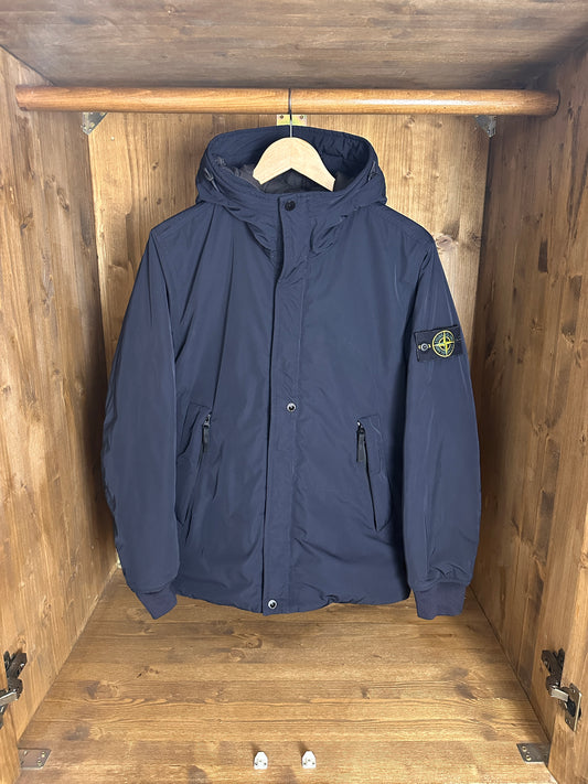 AW23 Mikro-Twill mit Primaloft-Isoliertechnologie in Graublau