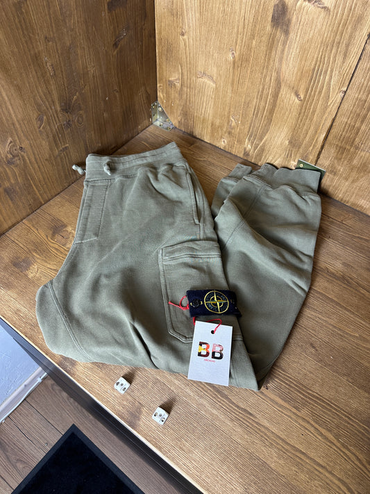 AW14 COTTON FLEECE PANT in Reed Green