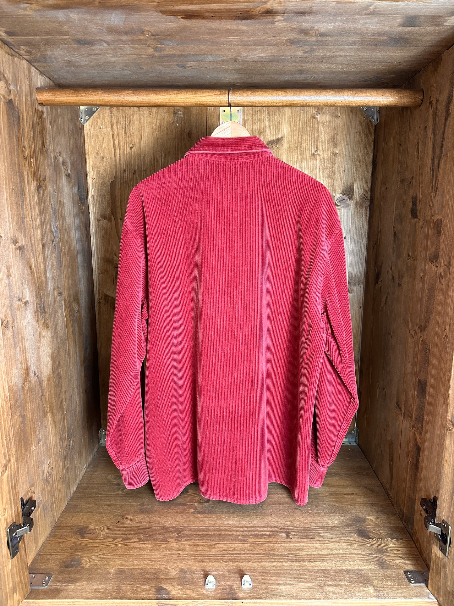AW94 CORDUROY DOUBLE POCKET in Red Violet