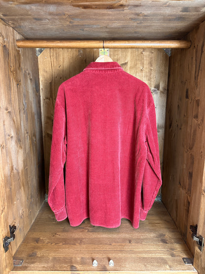 AW94 CORDUROY DOUBLE POCKET in Red Violet