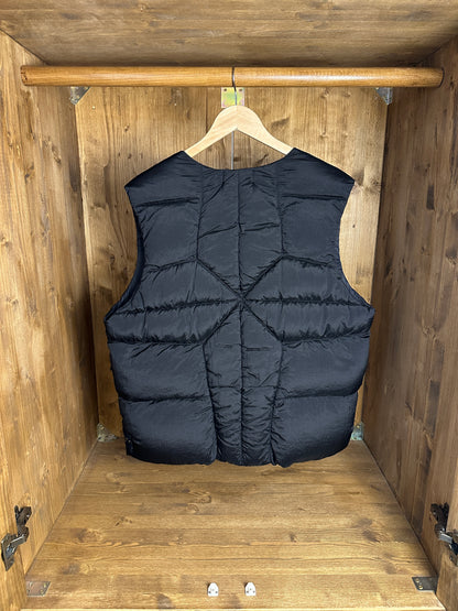 AW22 NYLON METAL IN ECONYL REGENERATED NYLON WITH DOWN-TC in Deep Black