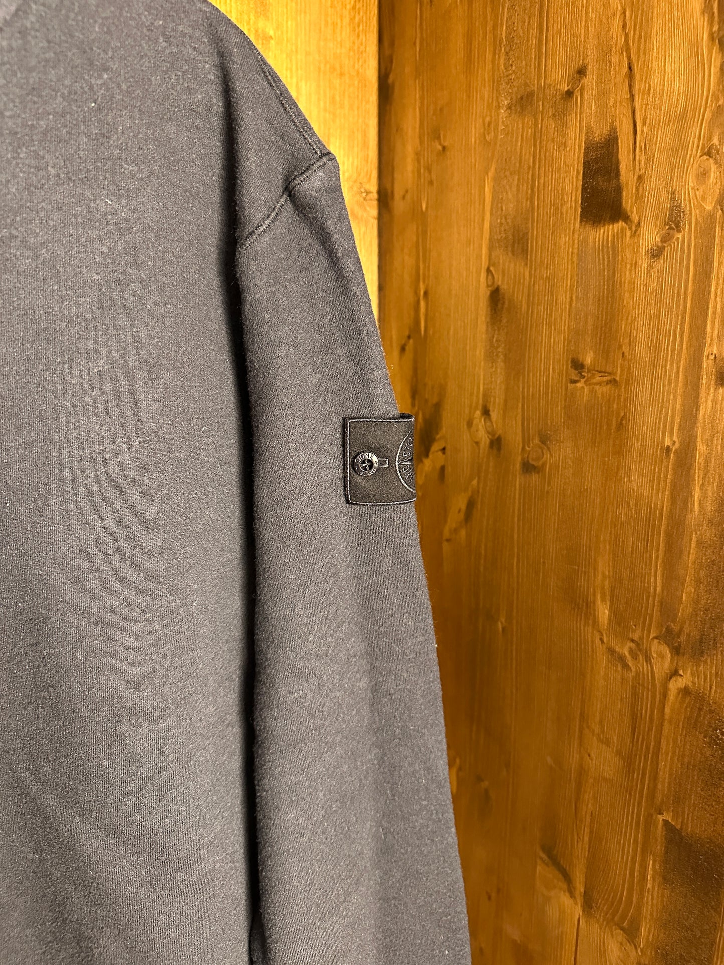 AW23 WOOL + COTTON JUMPER GHOST PIECE in Blue Grey