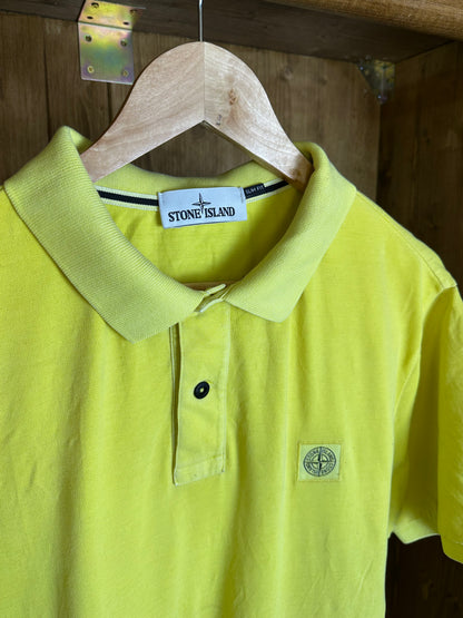 SS19 POLO SQUARE BADGE in Neon Yellow