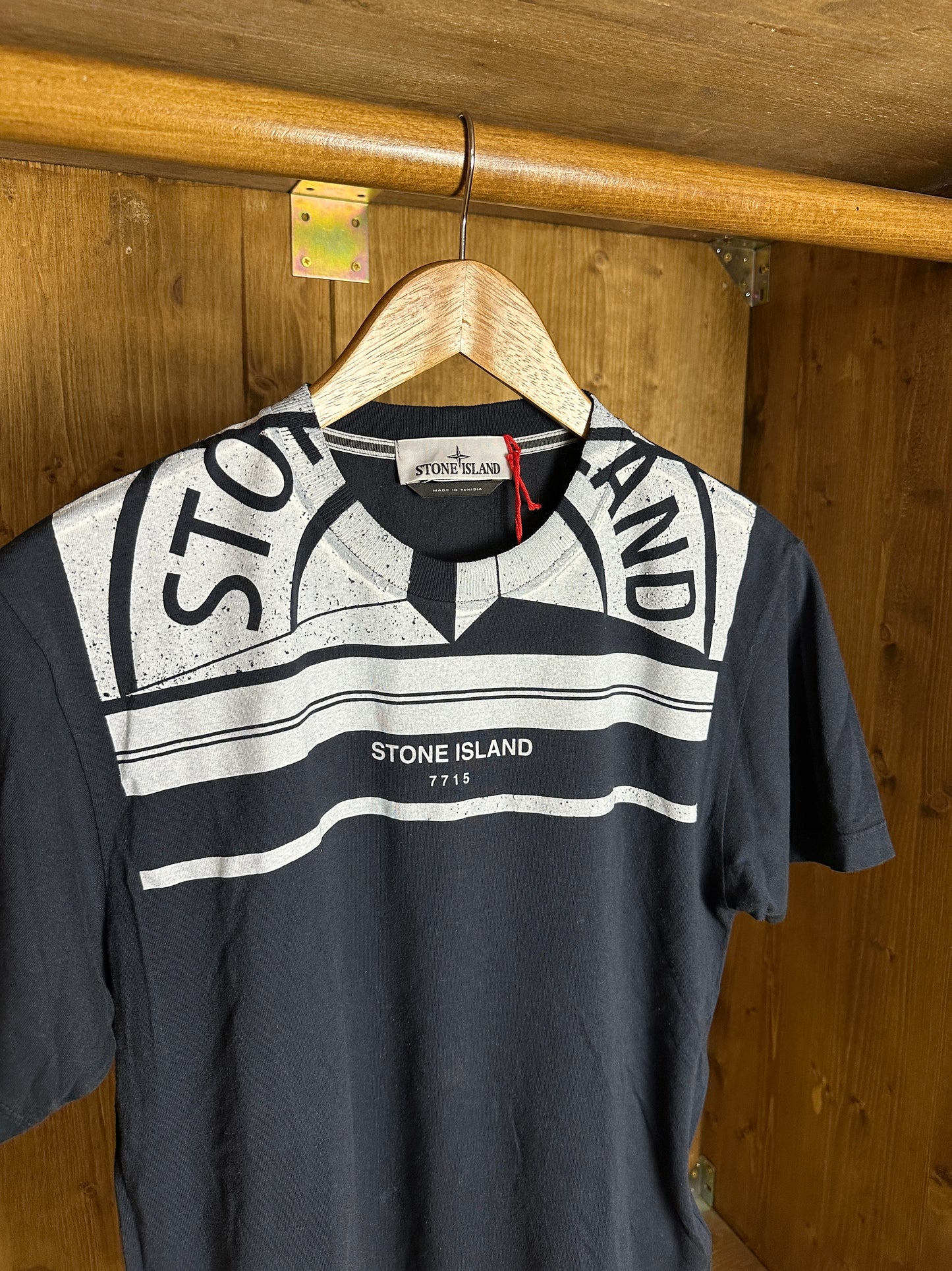 AW22 LOGO TEE in Blue