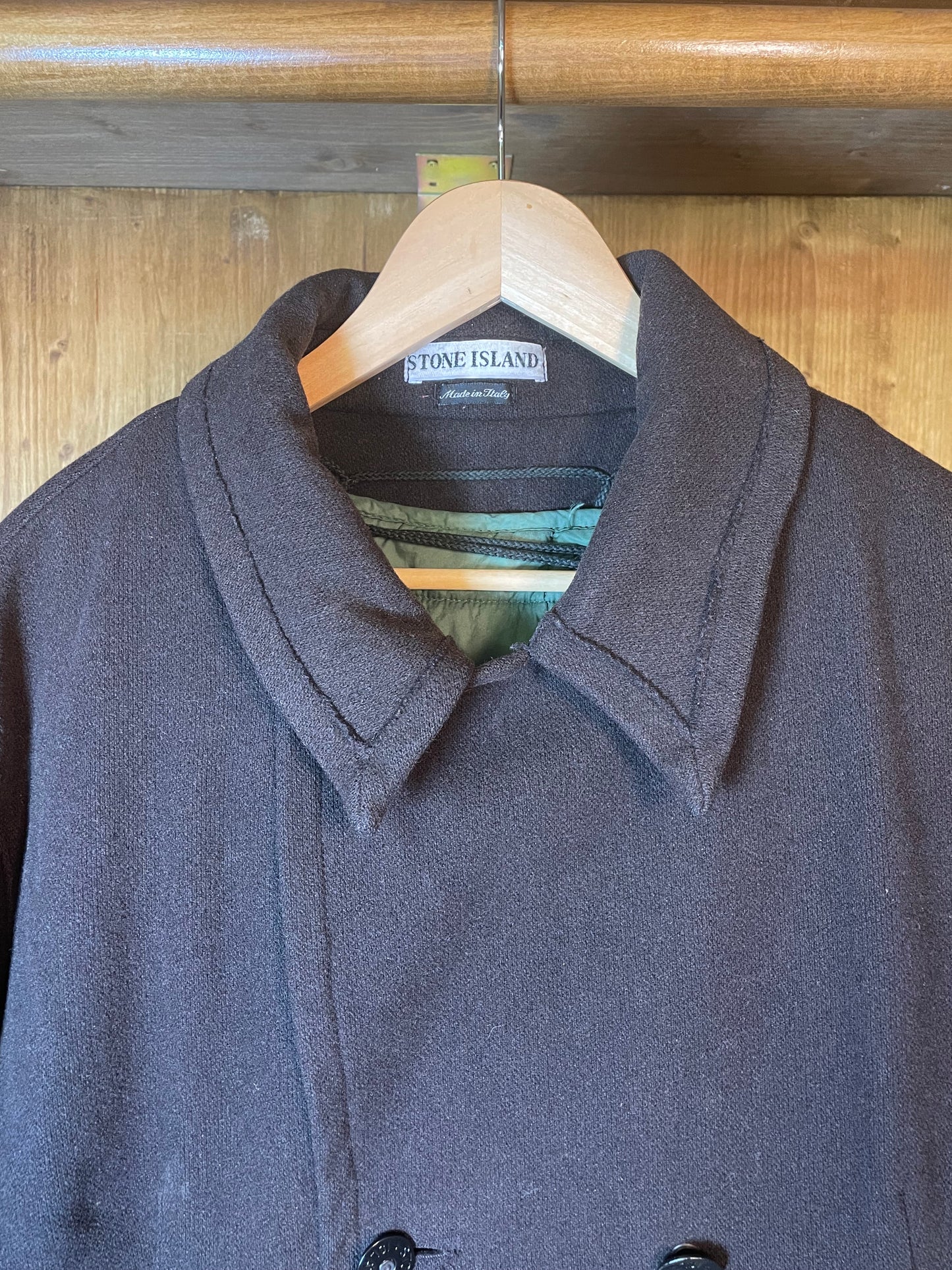 1998 Wool trench brown