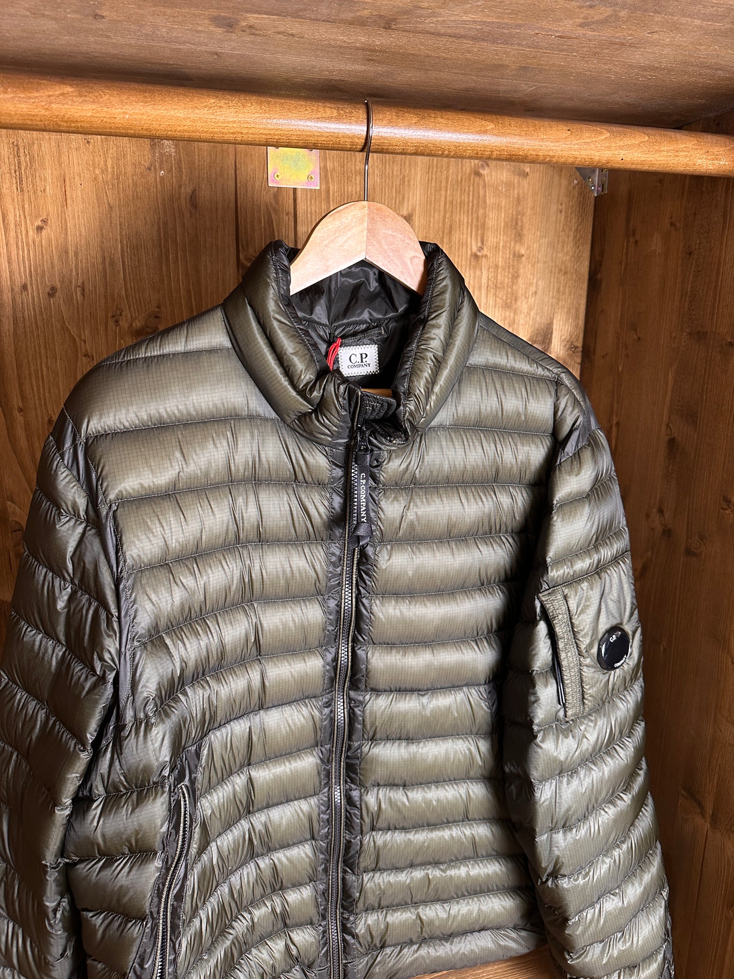 AW21 C.P. COMPANY DD SHELL in Black Olive & Yellow Olive