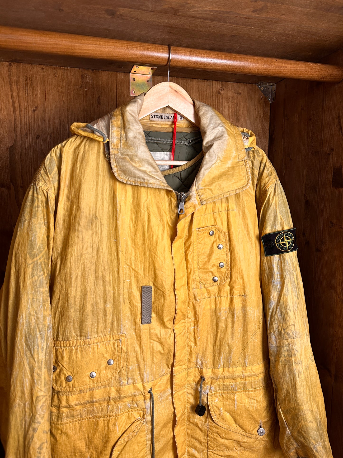 AW88/89 ICE JACKET PARKA in Golden Yellow