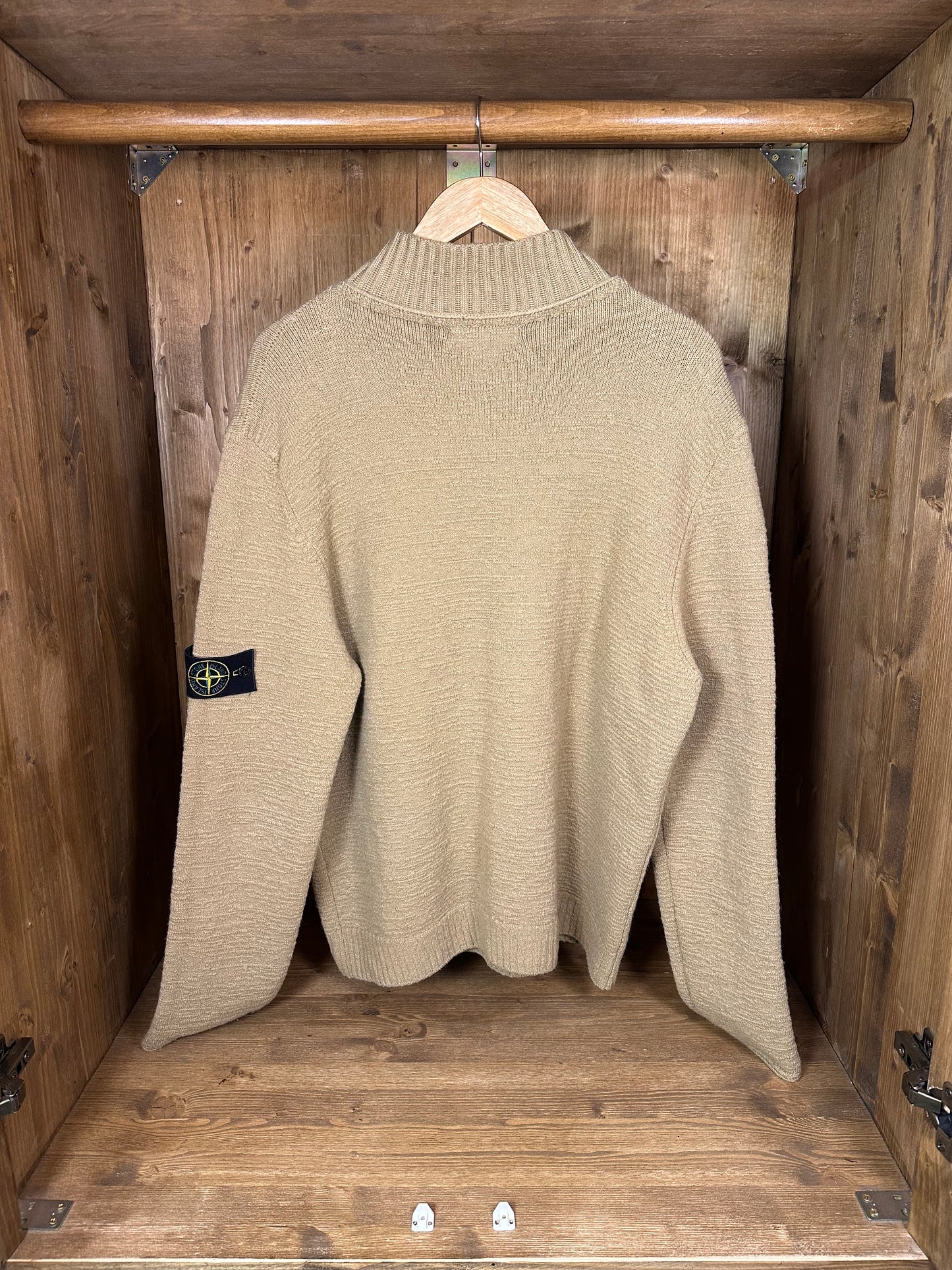 AW03 BROWN WOOL SWEATER