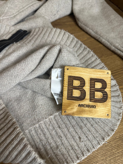 AW14 WOOL CARDIGAN in Ivory White