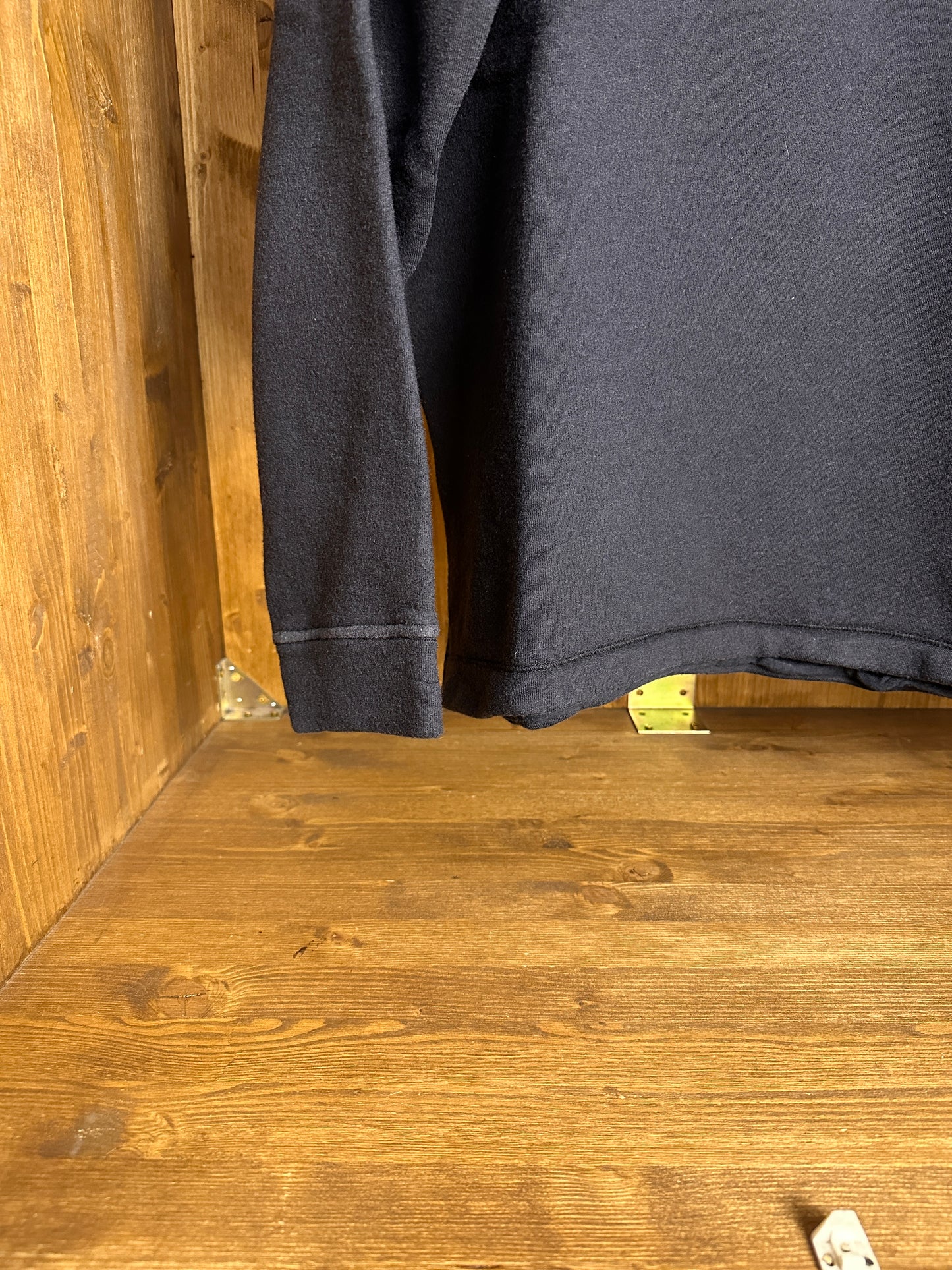 AW23 WOOL + COTTON JUMPER GHOST PIECE in Blue Grey