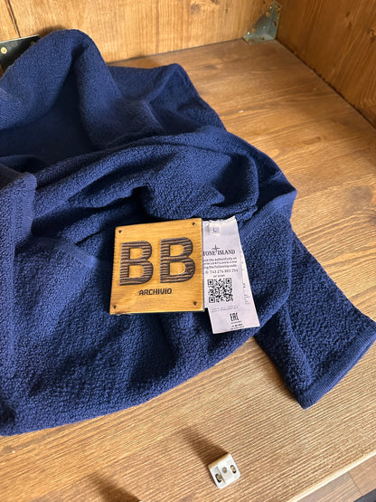SS19 SPONGE COTTON CREWNECK in Sapphire Blue