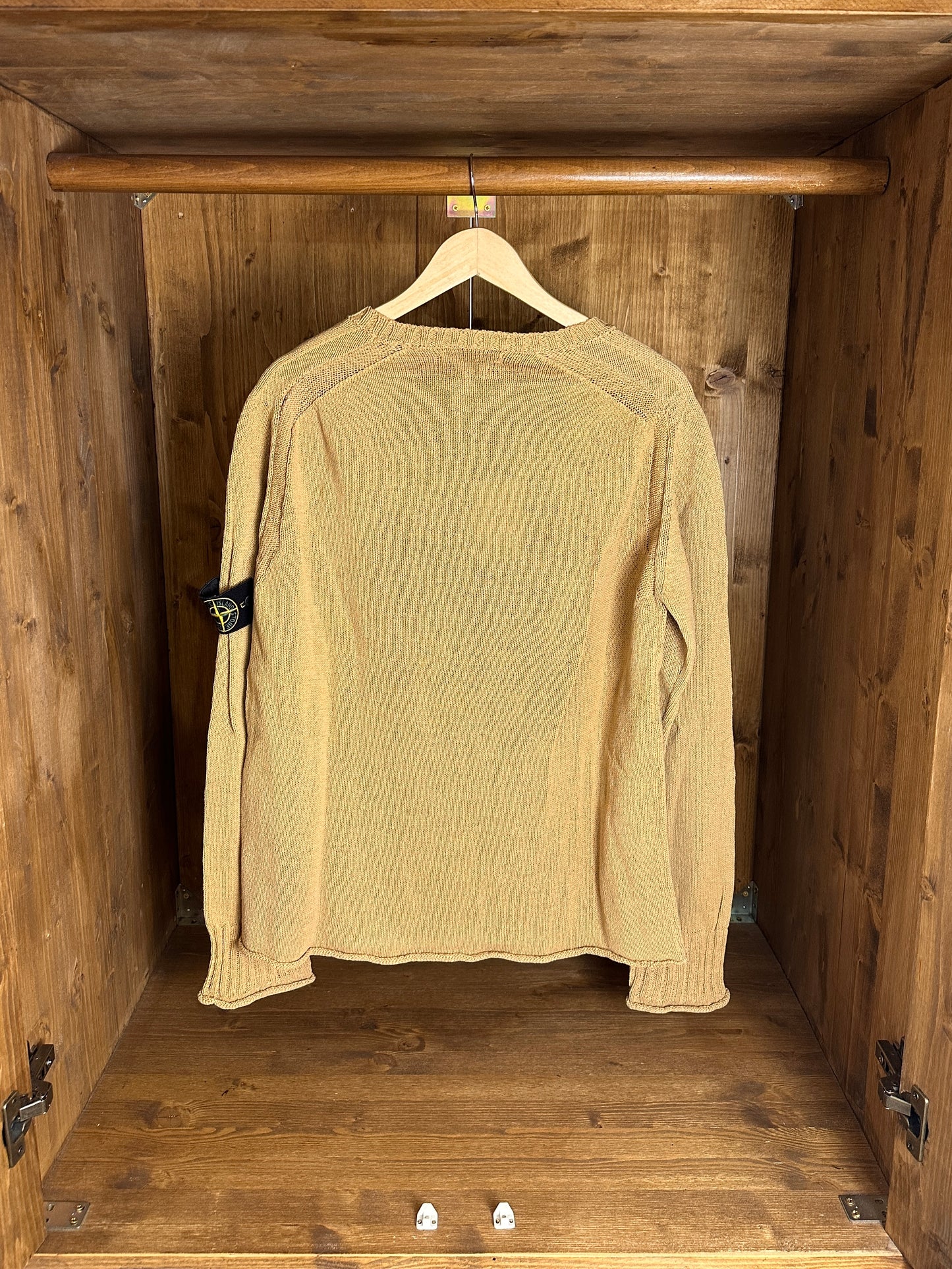SS02 VISCOSE JUMPER in Sand Yellow