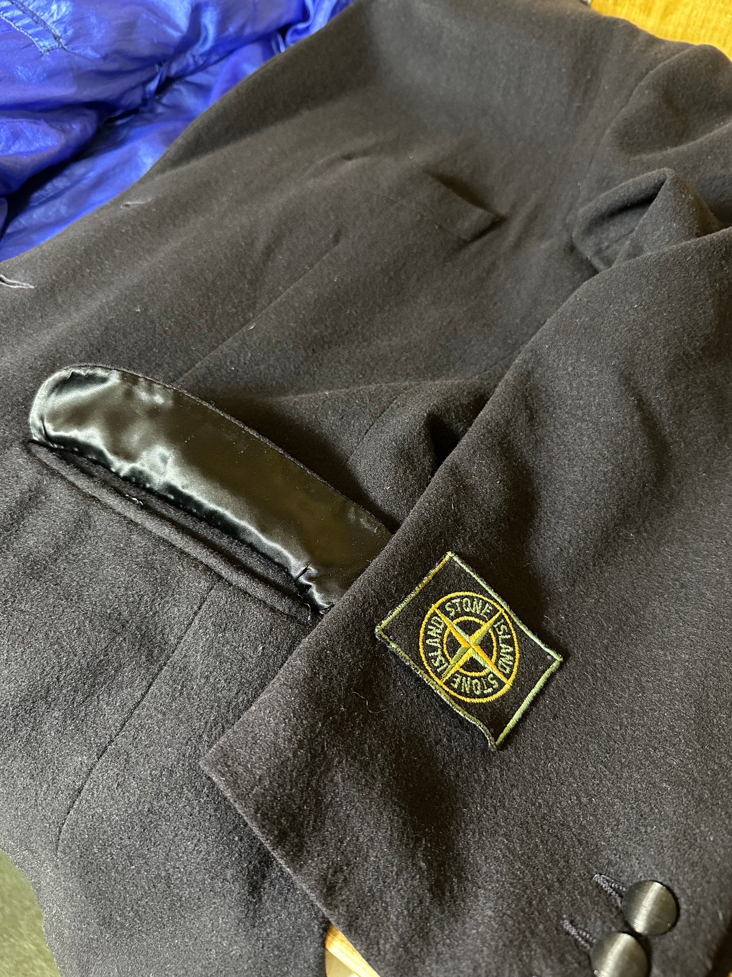 AW19884/85 WOOL BLAZER SQUARE PATCH