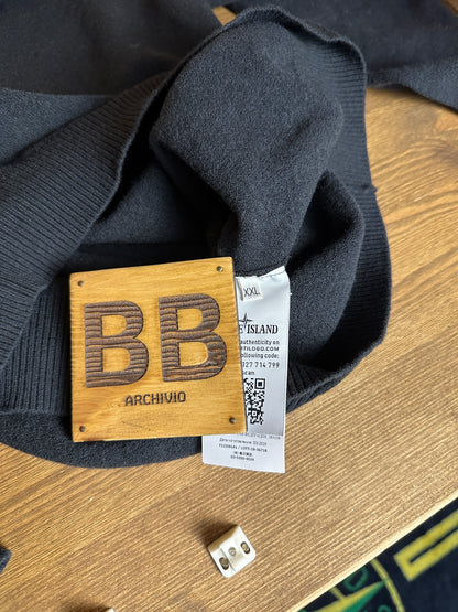 AW19 WOOL JUMPER in Graphite Black