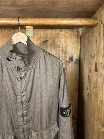 SS04 BROWN WOOD LINO FLAX