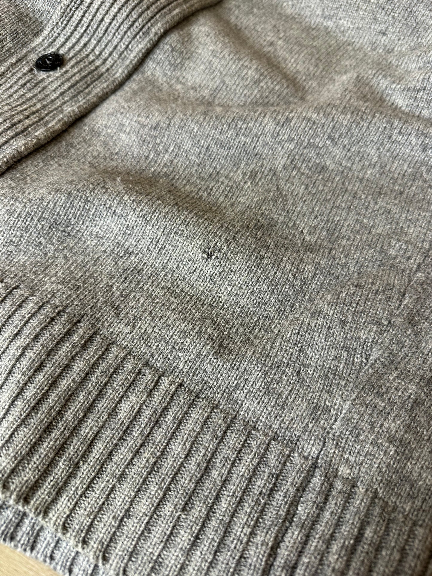 AW08 WOOL CARDIGAN in Slate Grey