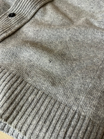 AW08 WOOL CARDIGAN in Slate Grey