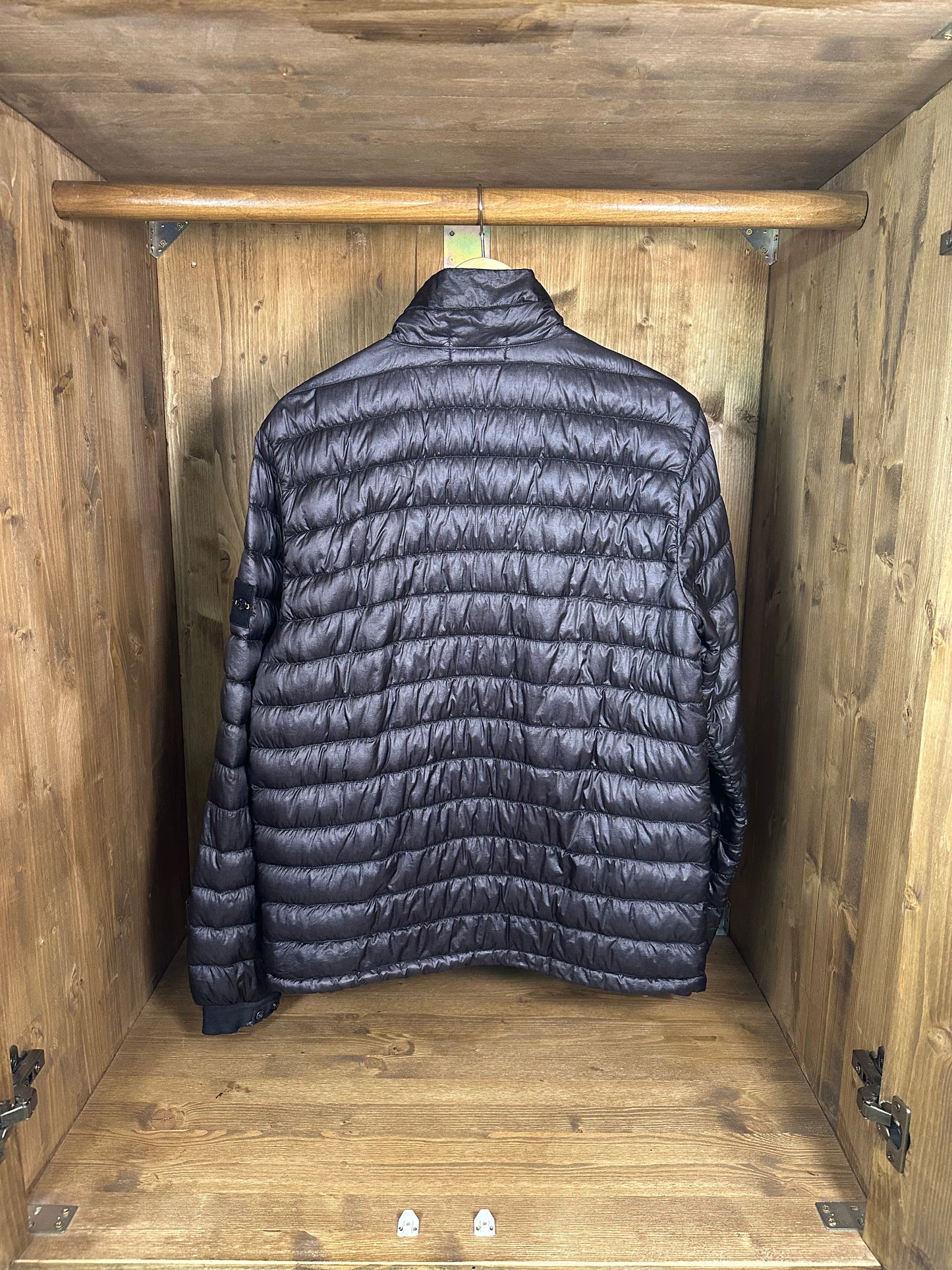 GARMENT DYED DOWN_26 GR X SQM_N in black