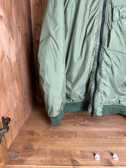 AW22 GARMENT DYED CRINKLE REPS R-NY WITH PRIMALOFT-TC in Reseda Green