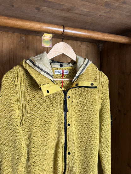 SS10 COTTON/FLAX JUMPER in Ochre Yellow