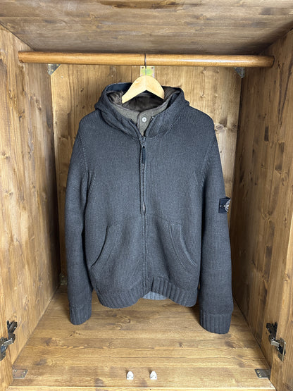 AW08 GRAPHITE KNIT in Black Grey